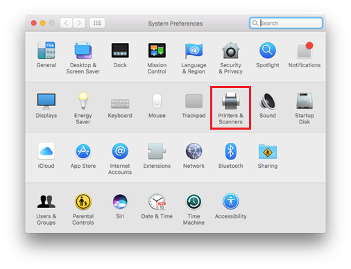 epson for mac missing print selection