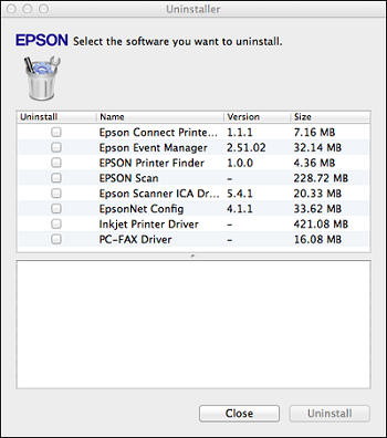 epson scanning software for mac