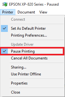why is my printer offline hp