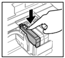 Place the cartridge back into the printer