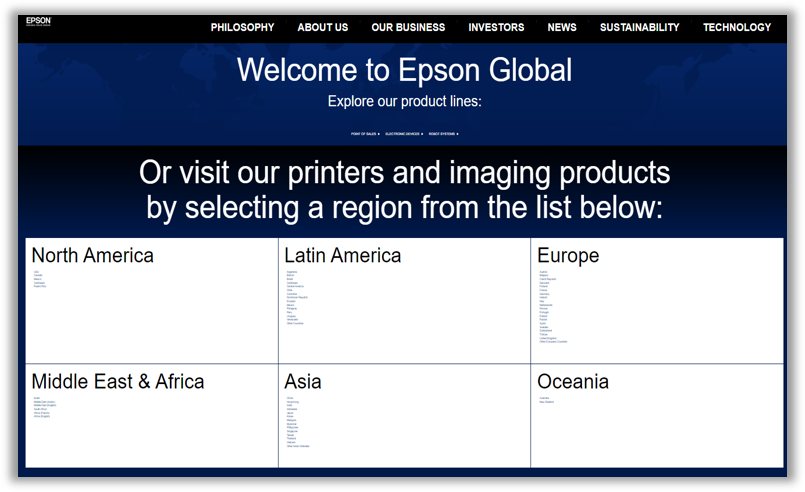 Epson  Vendor Profile